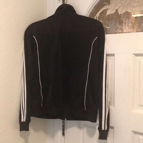 BLACK AND WHITE ADIDAS JACKET - Picture 4 of 4